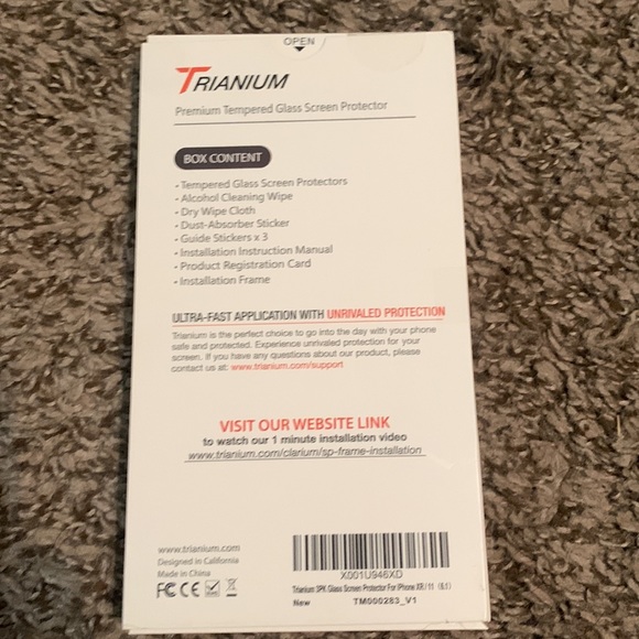 📱Set of 3 Glass Screen Protectors📱NWT iPhone XR - Picture 2 of 3